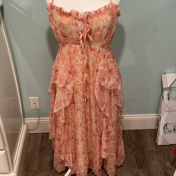 Chiffon Floral Dress - Picture 10 of 13